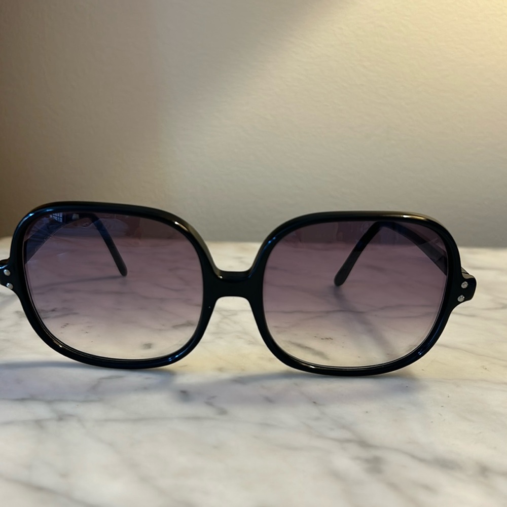 Vintage Robinson Sundowner oversized black sunglasses
